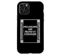 Carcasa para iPhone 11 Pro Funny Frank-LY Unhinged Pun Stamp Collecting Collector