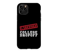 Carcasa para iPhone 11 Pro Funny I Survived College Dropoff Padres de Regreso a la Escuela
