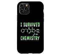 Carcasa para iPhone 11 Pro Funny I Survived Química Ciencias Clase Escuela