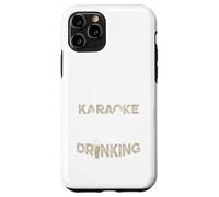 Carcasa para iPhone 11 Pro Funny Karaoke Singer Bar Music Lover Singing Drinking Bar