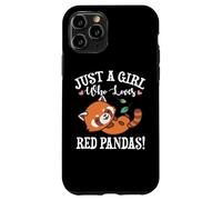 Carcasa para iPhone 11 Pro Funny Kawaii Womens Girl Who Loves Red Pandas Lover