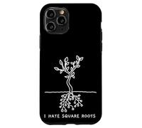 Carcasa para iPhone 11 Pro Funny Math Pun I Hate Square Roots Mathematics Professor