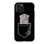 Carcasa para iPhone 11 Pro Funny Mens Womens Kids Girls Pet Rat In Pocket Lover