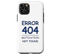 Carcasa para iPhone 11 Pro Funny Quote Sarcasm Motivation Not Found Error 404