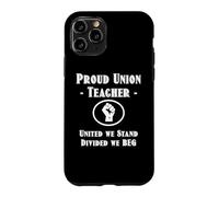 Carcasa para iPhone 11 Pro Funny Red For Ed SpEd Union Thug United We Stand Divided Beg