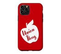 Carcasa para iPhone 11 Pro Funny Red For Ed Union Thug Retro SpEd Teacher Appreciation
