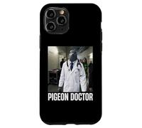 Carcasa para iPhone 11 Pro Funny Tuff Pigeon Doctor 2026 Nuevo Brainrot Meme Kid AI Broma