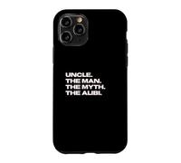 Carcasa para iPhone 11 Pro Funny Uncle - The Man, The Myth, The Alibi