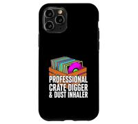 Carcasa para iPhone 11 Pro Funny Vinyl Record Collector Crate Digger Dust Inhaler