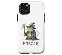 Carcasa para iPhone 11 Pro Funny Wizard Frog Huzzah Meme Fantasy Humor Cottagecore