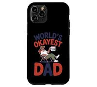 Carcasa para iPhone 11 Pro Funny World'S Okayest Dad Relajante Padre Divertido