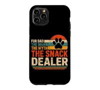 Carcasa para iPhone 11 Pro Fur Dad The Man The Myth The Snack Dealer Retro Dog Parent