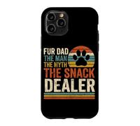Carcasa para iPhone 11 Pro Fur Dad The Man The Myth The Snack Dealer Retro Dog Parent