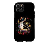 Carcasa para iPhone 11 Pro Galaxy Night Sky Moon Lunar Stars Sun Love