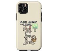 Carcasa para iPhone 11 Pro Gamer Egg Hunt Nivel 67 Videojuego Bunny Retro Estética