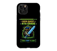 Carcasa para iPhone 11 Pro Gamer Main Quest 4º Grado Cuarto Grado Regreso a la Escuela