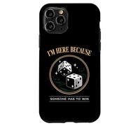 Carcasa para iPhone 11 Pro Ganar la Noche de Juego Juego Dados Casino Ganador Perdedor Las Vegas
