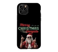 Carcasa para iPhone 11 Pro Gangsta Santa Feliz Navidad Divertidas Vibes Festivas