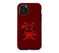 Carcasa para iPhone 11 Pro Gato de la Suerte Gatos Lindos Maneki-Neko Gato anguloso