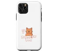 Carcasa para iPhone 11 Pro Gato Divertido Purrfect Cat Day Amante de los Gatos
