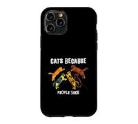 Carcasa para iPhone 11 Pro Gatos Porque la Gente Chupa a un Amante felino