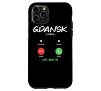 Carcasa para iPhone 11 Pro Gdansk está Llamando y Debo IR a Polonia Viajando