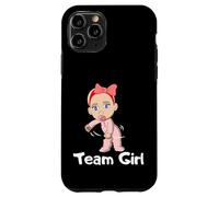 Carcasa para iPhone 11 Pro Gender Reveal Party Team Girl Cute Flossing Baby Floss Gift