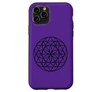 Carcasa para iPhone 11 Pro Geometría Sagrada Flor De La Vida Mejor Yoga Yogi Flores Sagradas