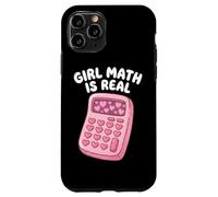 Carcasa para iPhone 11 Pro Girl Math Is Real Cálculo Álgebra Lógica Matemáticas Amante