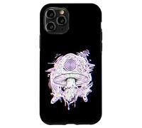 Carcasa para iPhone 11 Pro Glitch Mushroom Trippy Techno Rave Party Psicodélico