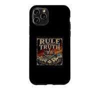 Carcasa para iPhone 11 Pro Gobernar a través de la Verdad, Ejes Cruzados, Vintage