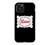Carcasa para iPhone 11 Pro Goes Around Karma Viene Alrededor Retro Estética