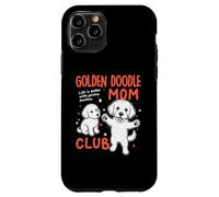 Carcasa para iPhone 11 Pro Golden Doodle Mom Club Goldendoodle Dog Mom Día de la Madre