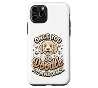 Carcasa para iPhone 11 Pro Goldendoodle Mom Goldendoodle Dad Once You Go Dueño de Doodle
