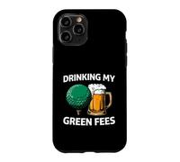 Carcasa para iPhone 11 Pro Golfer Drinking My Green Fees Beer Humor
