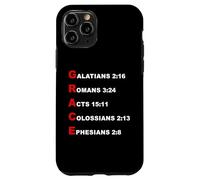 Carcasa para iPhone 11 Pro Grace Acrostic - 5 Christian Faith Bible Verse Scriptures