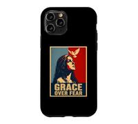 Carcasa para iPhone 11 Pro Gracia sobre el Miedo Mujer Cristiana Paloma Fe