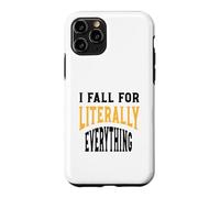 Carcasa para iPhone 11 Pro Gracioso Clumsy Me enamoro Literalmente de Todo