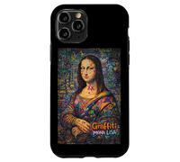 Carcasa para iPhone 11 Pro Graffiti Mona Lisa Pop Art - Colorful Street Art Masterpiece