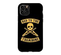 Carcasa para iPhone 11 Pro Gráfico de Bad To The Trombone Pun Skull