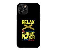 Carcasa para iPhone 11 Pro Gráfico de Estrellas Relax The Clarinet Player Is Here