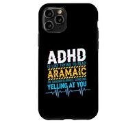 Carcasa para iPhone 11 Pro Gráfico de neurodiversidad de Texto arameo con Errores de