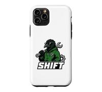 Carcasa para iPhone 11 Pro Gráfico de reparación de automóviles Raven Mechanic Shift