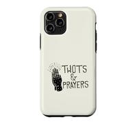 Carcasa para iPhone 11 Pro Gráfico humorístico de Parodia Divertida de THOTS & Prayers