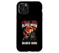 Carcasa para iPhone 11 Pro Gráfico Retro de I Saw The Blood Moon 2026 Howling Wolves