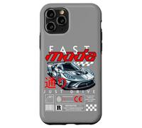 Carcasa para iPhone 11 Pro Gráfico Vintage de Coches de Carreras de Deriva de Japón JDM Fast Mode