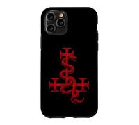 Carcasa para iPhone 11 Pro Gran Sello De Lilith Serpiente Cruz Símbolo Mitología Judía