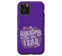 Carcasa para iPhone 11 Pro Grandma of The Year Retro Floral Cute Grandmother Vintage