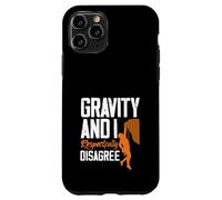 Carcasa para iPhone 11 Pro Gravity and I Respectfully Disagree Escalar Divertido