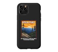 Carcasa para iPhone 11 Pro Great Smoky Mountains Vintage WPA National Park Smokies